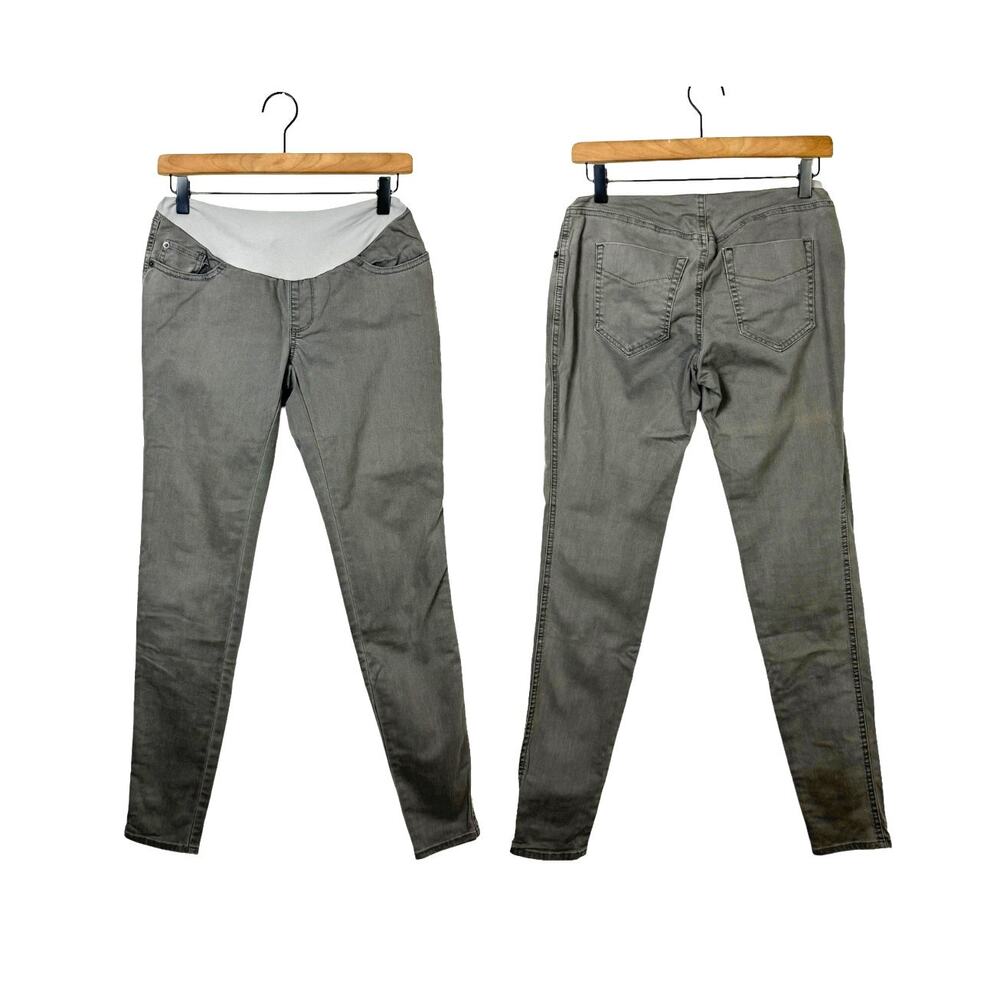 A Pea in the Pod | XS Maternity Gray Full Panel Skinny Jeans